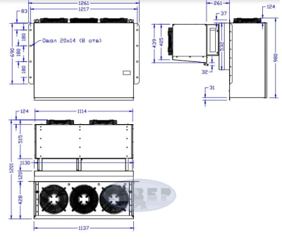Моноблок холодильный Север BGM 415 S